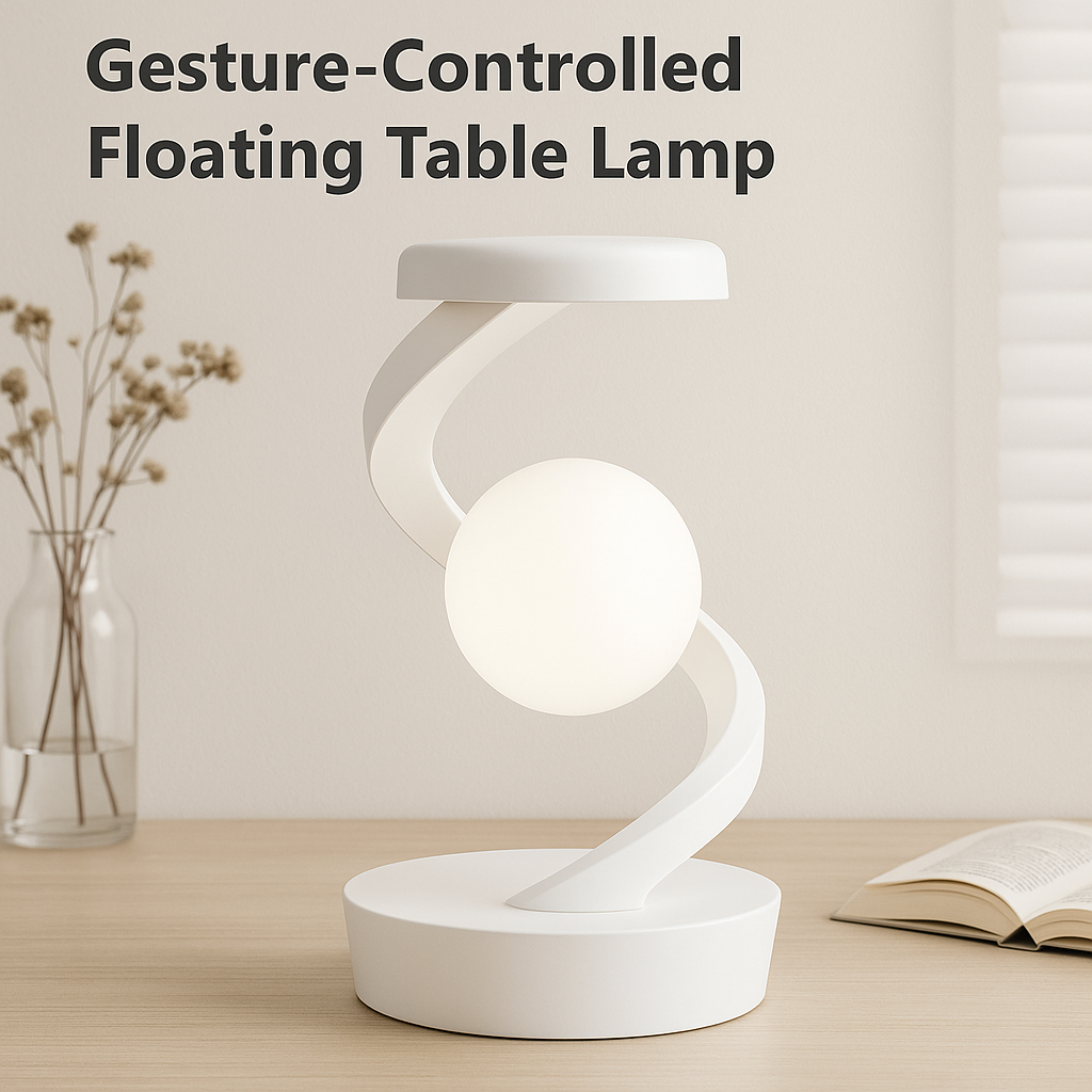 Gesture-Controlled Floating Table Lamp